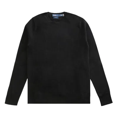 Pre-owned Polo Ralph Lauren Cashmere Long-sleeve Pullover 'polo Black' | Women's Size S