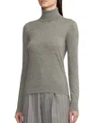 Polo Ralph Lauren Cashmere Long Sleeve Turtleneck In Grey In Grey