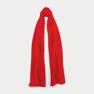 Polo Ralph Lauren Cashmere Scarf In Red