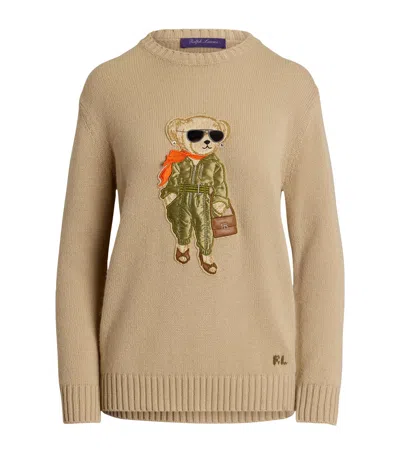 POLO RALPH LAUREN CASHMERE POLO BEAR SWEATER