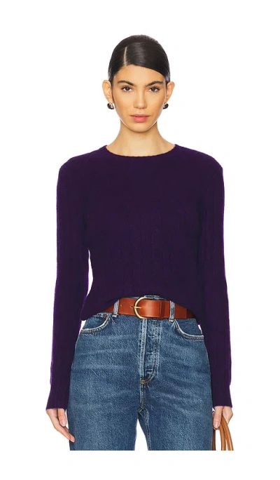 Polo Ralph Lauren Cashmere Pullover In Midnight Purple