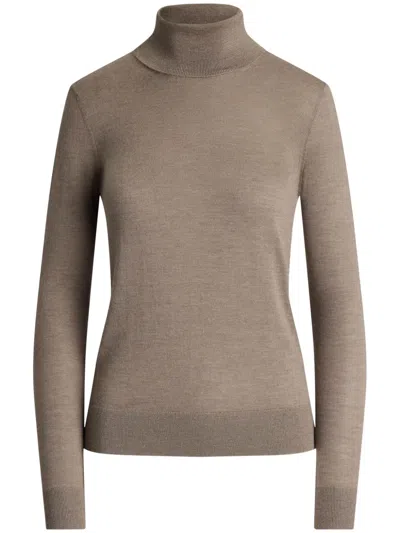 Polo Ralph Lauren Cashmere Roll Neck Sweater In 中性色