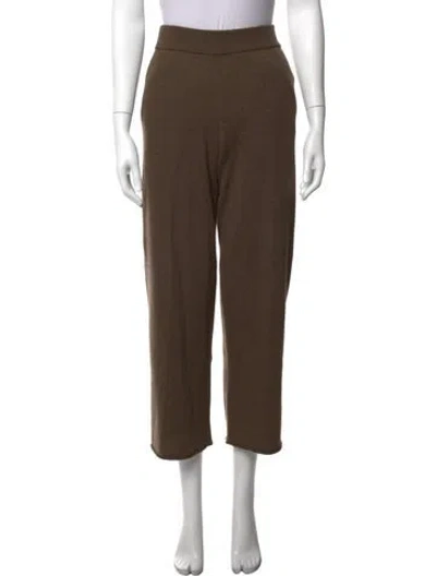 Pre-owned Polo Ralph Lauren Cashmere Straight Leg Pants In Neutrals