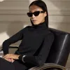 Polo Ralph Lauren Cashmere Turtleneck Sweater In Black