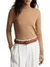 Polo Ralph Lauren Cashmere Turtleneck Sweater In Camel In Brown