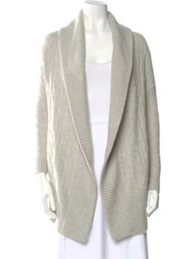 Pre-owned Polo Ralph Lauren Cashmere V-neck Sweater In Gray