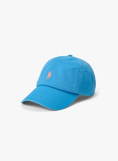Polo Ralph Lauren Pony Embroidered Baseball Cap In Blu