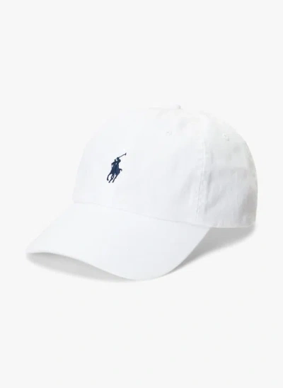 Polo Ralph Lauren Casquette En Coton In White