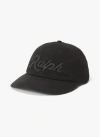 Polo Ralph Lauren Herringbone Ball Cap In Black