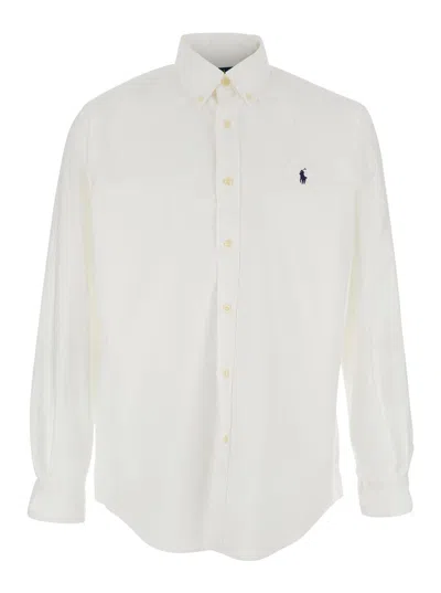Polo Ralph Lauren 'oxford' Shirt In White