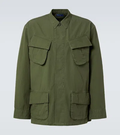 Polo Ralph Lauren Casual Cotton Field Jacket In Green