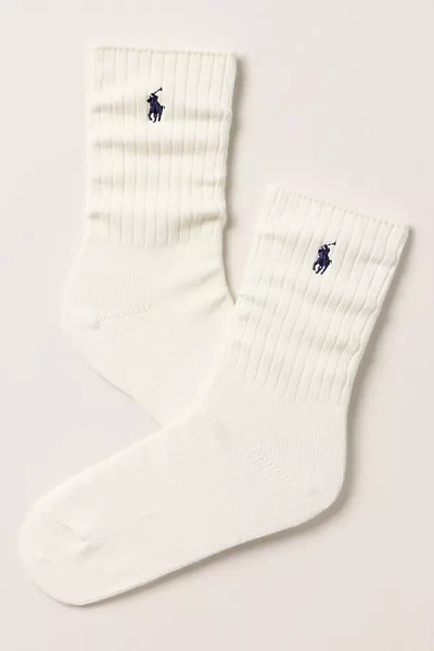 Polo Ralph Lauren Casual Crew Socks In White