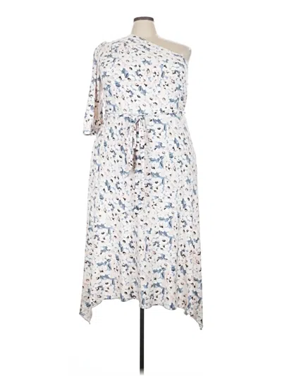 Pre-owned Polo Ralph Lauren Casual Dress In White