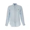 Polo Ralph Lauren Casual Shirts Man Ralph Lauren - Cubdppcs-long Sleeve-sport Shirt - Blue In Blue