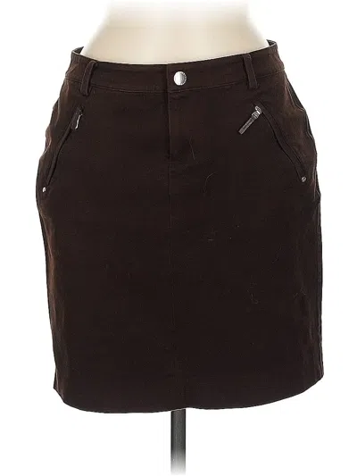 Pre-owned Polo Ralph Lauren Casual Skirt In Brown