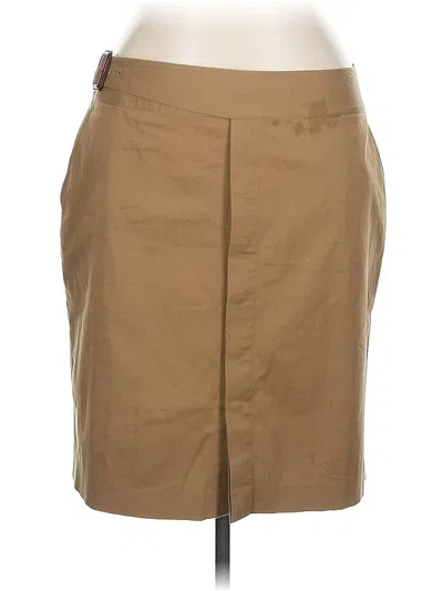 Pre-owned Polo Ralph Lauren Casual Skirt In Brown