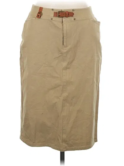 Pre-owned Polo Ralph Lauren Casual Skirt In Tan