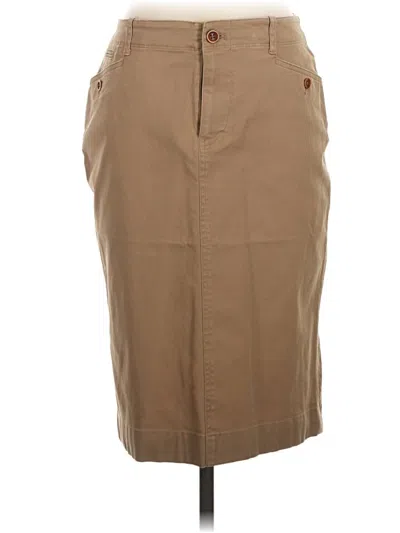 Pre-owned Polo Ralph Lauren Casual Skirt In Tan