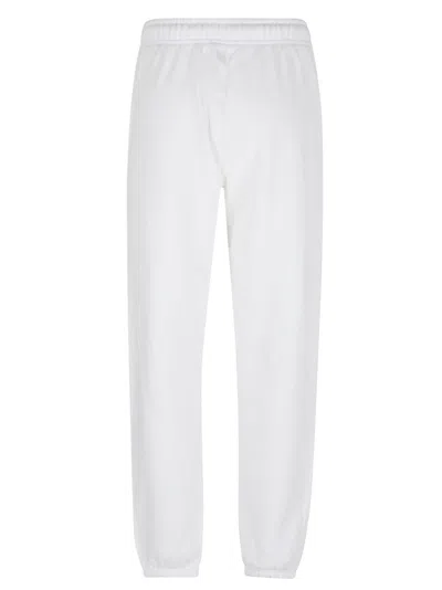 POLO RALPH LAUREN CASUAL WHITE SWEATPANTS WITH ADJUSTABLE DRAWSTRING