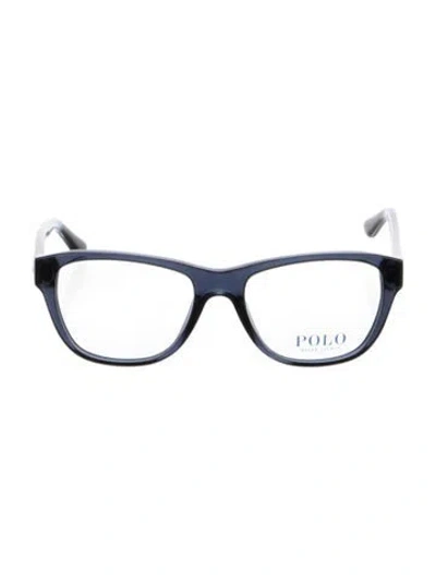 Pre-owned Polo Ralph Lauren Cat-eye Eyeglasses In Blue