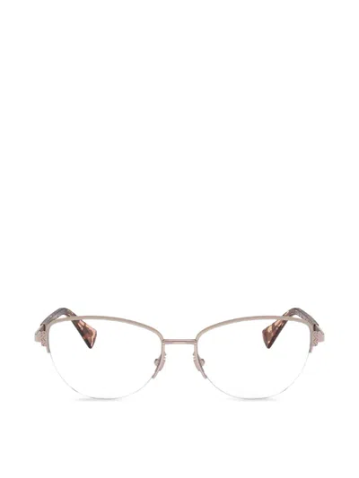 Polo Ralph Lauren Cat-eye Frame Glasses In Gold