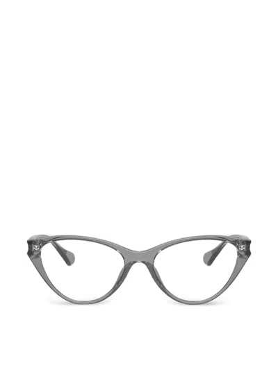 Polo Ralph Lauren Cat-eye Frame Glasses In Gray