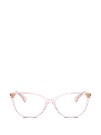 Polo Ralph Lauren Cat-eye Frame Glasses In Pink