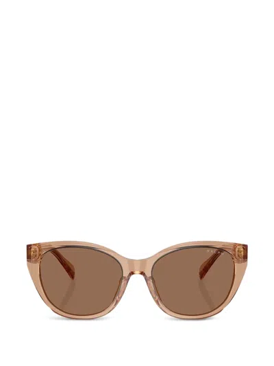 Polo Ralph Lauren Cat-eye-frame Sunglasses In Brown