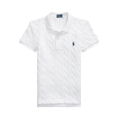 Pre-owned Polo Ralph Lauren Cbl Short-sleeve Polo Shirt 'white'