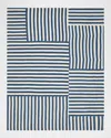 Polo Ralph Lauren Celeste Stripe Hand Woven Rug In Pacific