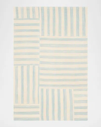 Polo Ralph Lauren Celeste Stripe Hand Woven Rug In Sky