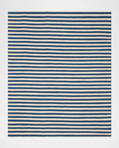 Polo Ralph Lauren Celeste Stripe Hand Woven Rug In Pacific