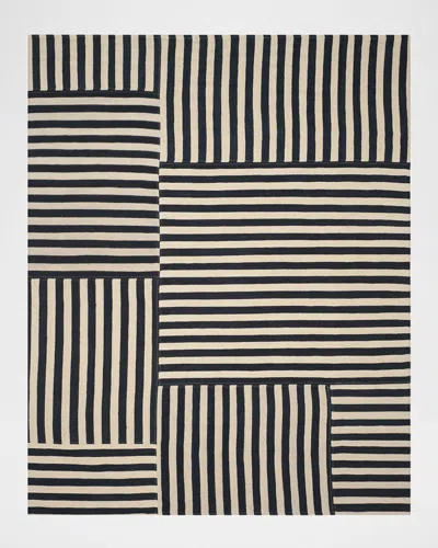 Polo Ralph Lauren Celeste Stripe Hand Woven Rug In Cinder