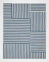 Polo Ralph Lauren Celeste Stripe Hand Woven Rug In Pacific