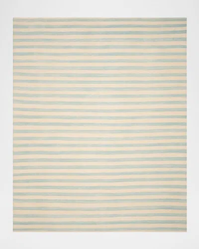 Polo Ralph Lauren Celeste Stripe Hand Woven Rug In Sky