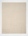 Polo Ralph Lauren Celeste Stripe Patch Hand Woven Rug In Dune