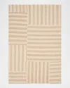 Polo Ralph Lauren Celeste Stripe Patch Hand Woven Rug In Dune