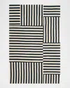 Polo Ralph Lauren Celeste Stripe Patch Hand Woven Rug In Cinder