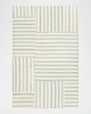 Polo Ralph Lauren Celeste Stripe Patch Hand Woven Rug In Sky