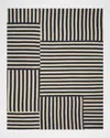 Polo Ralph Lauren Celeste Stripe Patch Hand Woven Rug In Cinder