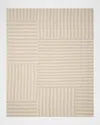 Polo Ralph Lauren Celeste Stripe Patch Hand Woven Rug In Dune