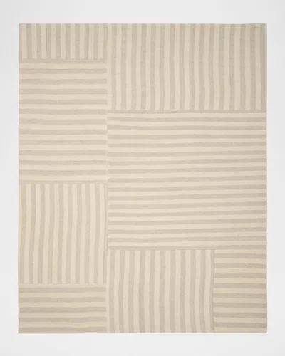 Polo Ralph Lauren Celeste Stripe Patch Hand Woven Rug In Dune