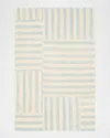 Polo Ralph Lauren Celeste Stripe Patch Hand Woven Rug In Sky