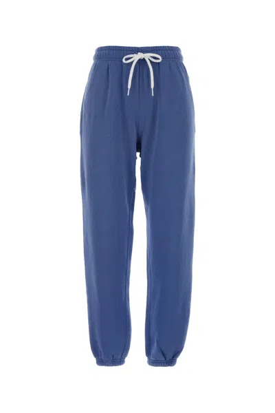 Polo Ralph Lauren Cerulean Blue Cotton Blend Joggers