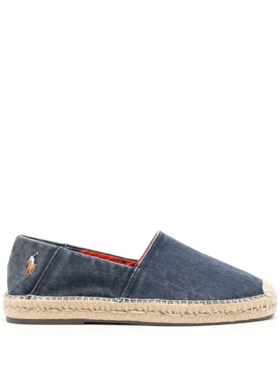 Polo Ralph Lauren Cevio Canvas Espadrille In Blue