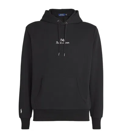 Polo Ralph Lauren Chain Logo Hoodie In Black