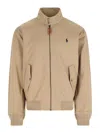Polo Ralph Lauren Reversible Light Brown Jacket With Signature Polo Pony Motif In Neutral
