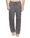 Polo Ralph Lauren Men's Big & Tall Plaid Cotton Flannel Pajama Pants In Charcoal Midnight