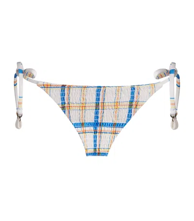 Polo Ralph Lauren Check Bikini Briefs In Neutral