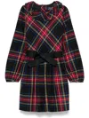 Polo Ralph Lauren Check-pattern Dress In Green